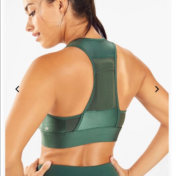 Sycamore Shine Green Fabletics Bra Small - Picture 3 of 4